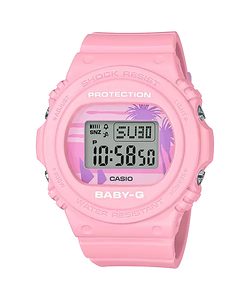 Casio BABY-G BGD-570BC-4 80's Beach Colors Pastel Pink Wrist Watch Women babyg