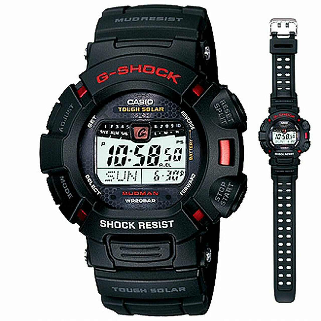 Casio GW 9010 1 G Shock Mudman Tough Solar Watch Multiband6 CB WATCHES