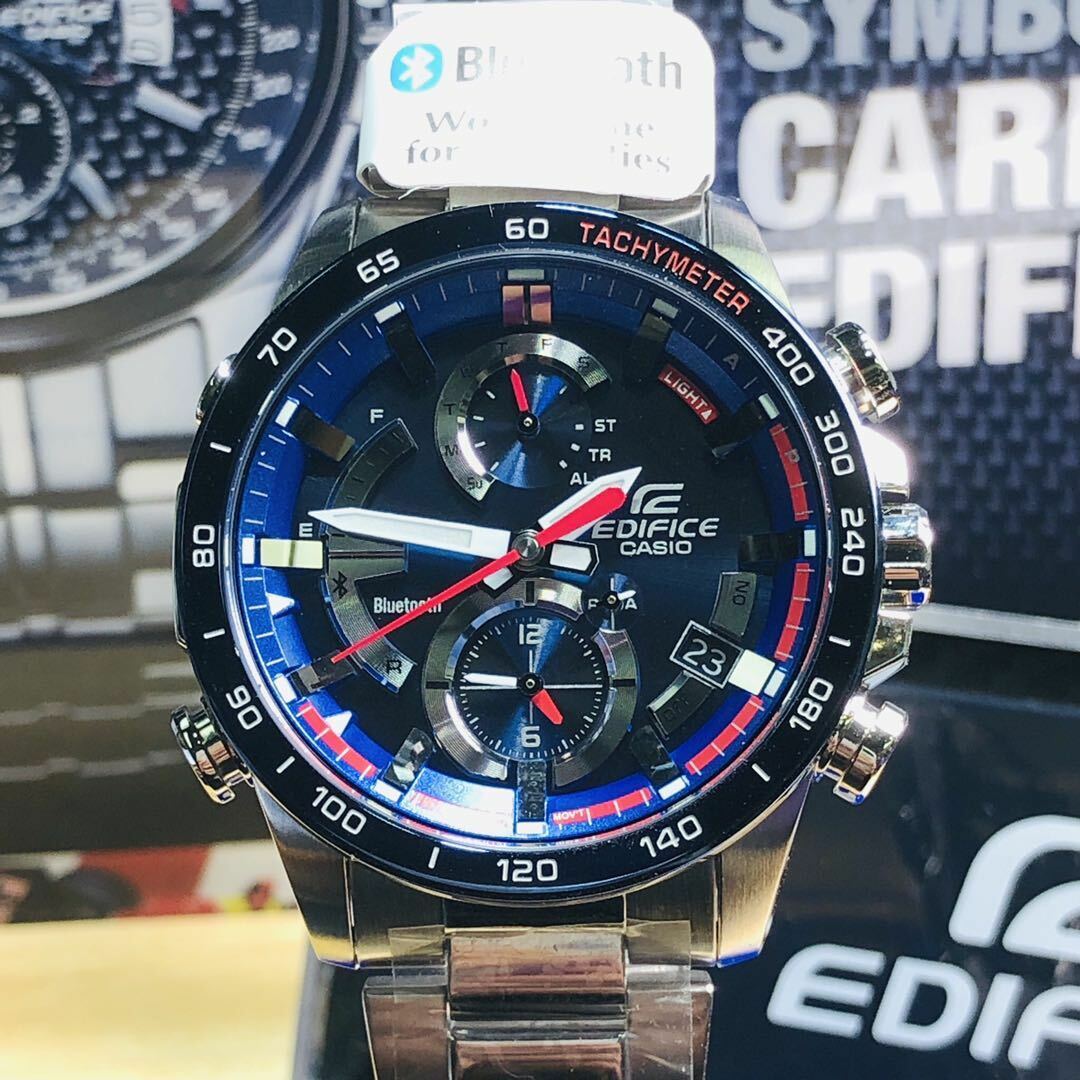 Casio EDIFICE Solar Bluetooth Men s Watch iPhone Android EQB 900TR 2A CB WATCHES