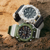 Casio G-Shock Gray Dial Unisex Watch GA-900HC-5A Gray Resin Digital & Analog