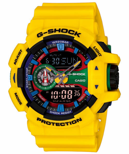 CASIO G SHOCK GA 400 9A HYPER COLORS RARE LIMITED 100 GENUINE BRAND N CB WATCHES