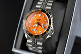 Seiko 5 Sports SSK005 Orange dial 10 bar Stainless Steel Automatic SSK005K1