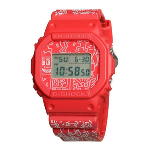Casio G-Shock Red Dial Unisex Watch DW-5600KEITH-4 Red Resin Digital